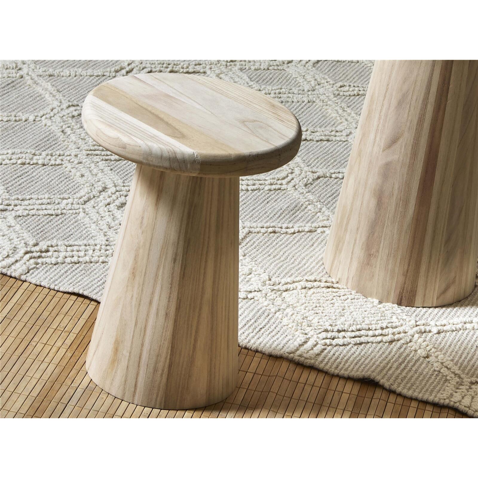 Mesa de centro redonda madera nat. 40 cms. 30dx40 cms. El mejor complemento para tu hogar lo encontrarás aquí.