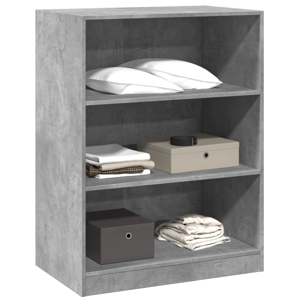 vidaXL Armario de madera de ingeniería 77x48x102 cm Color Blanco,  Gris hormigón,  Gris sonoma y mas