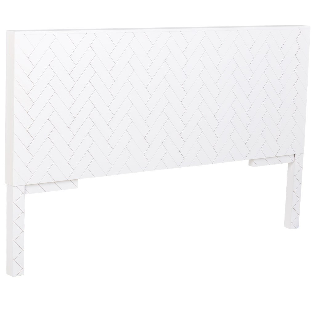 Wonderlust Deco - Cabezal madera blanco 160x07x100 Blanco 160x07x100h cm