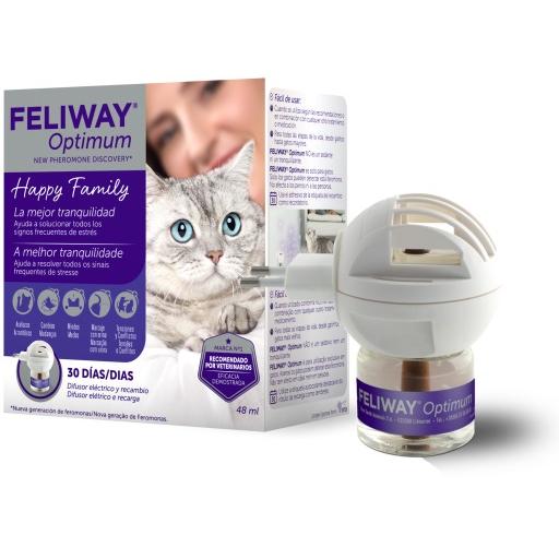 Ceva - Feliway Optimum Gato Recambio + Difusor 48 Ml