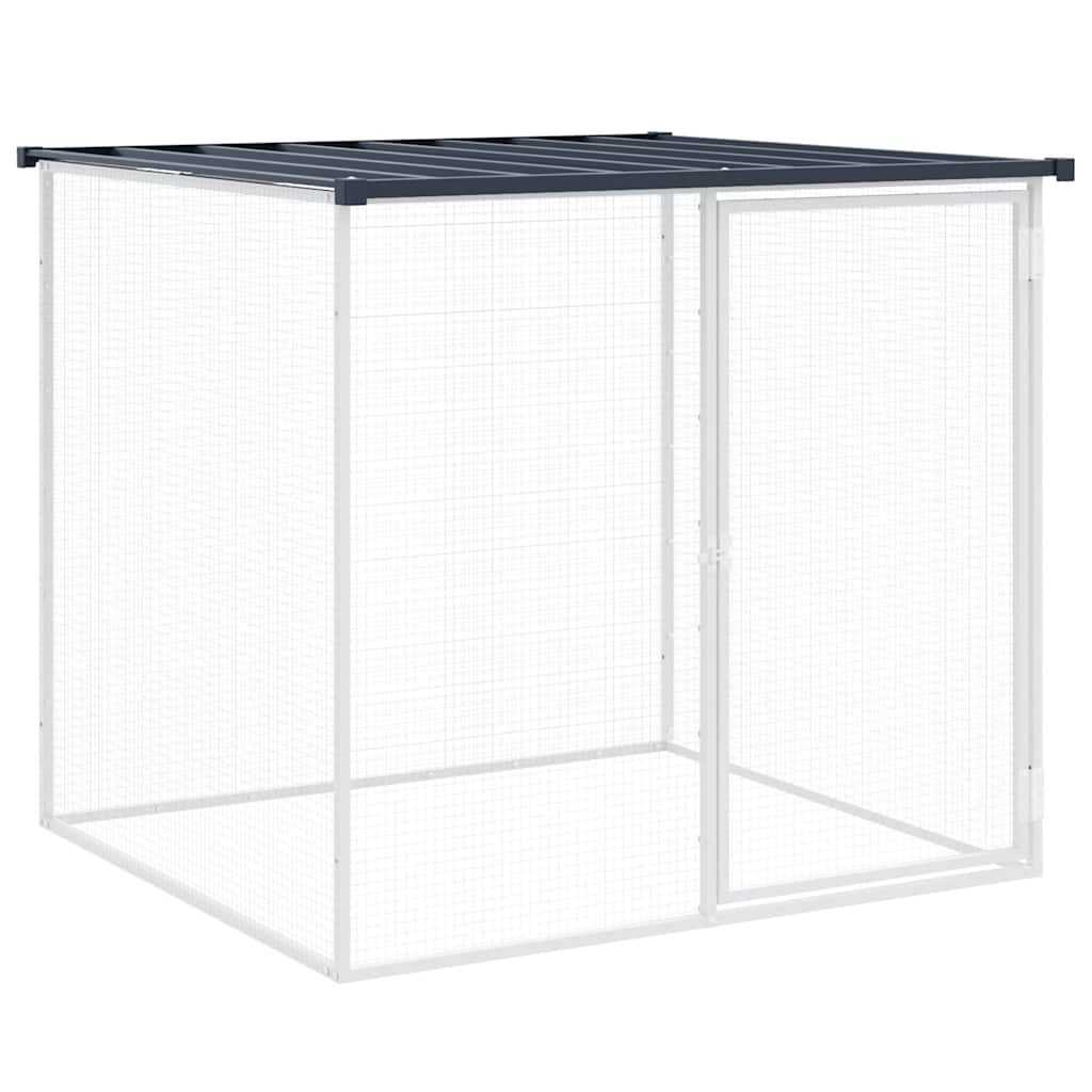 vidaXL Jaula gallinas y toldo acero galvanizado  103x98x90 cm