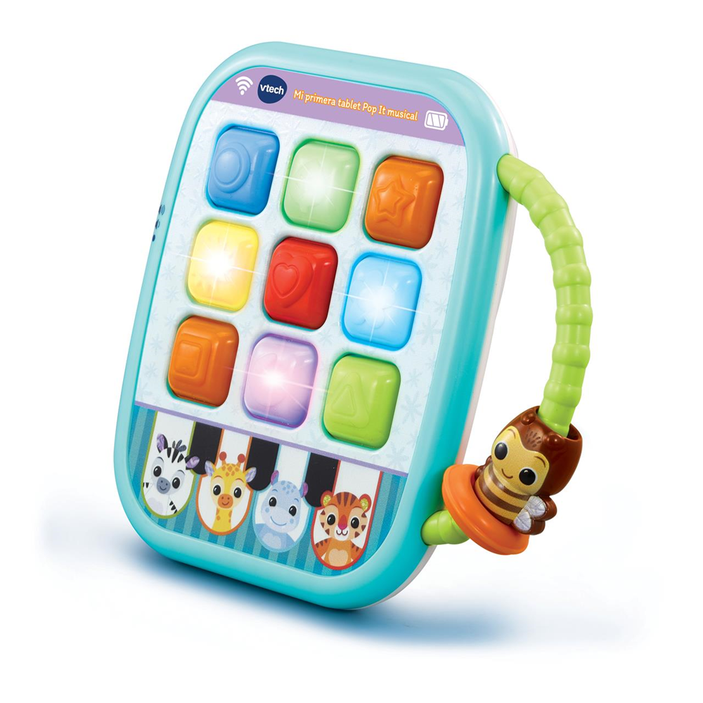 VTech Baby - Primeras Canciones | Libro interactivo de aprendizaje |  Juguete para bebés +6 meses | Color rosa | Versión ESP