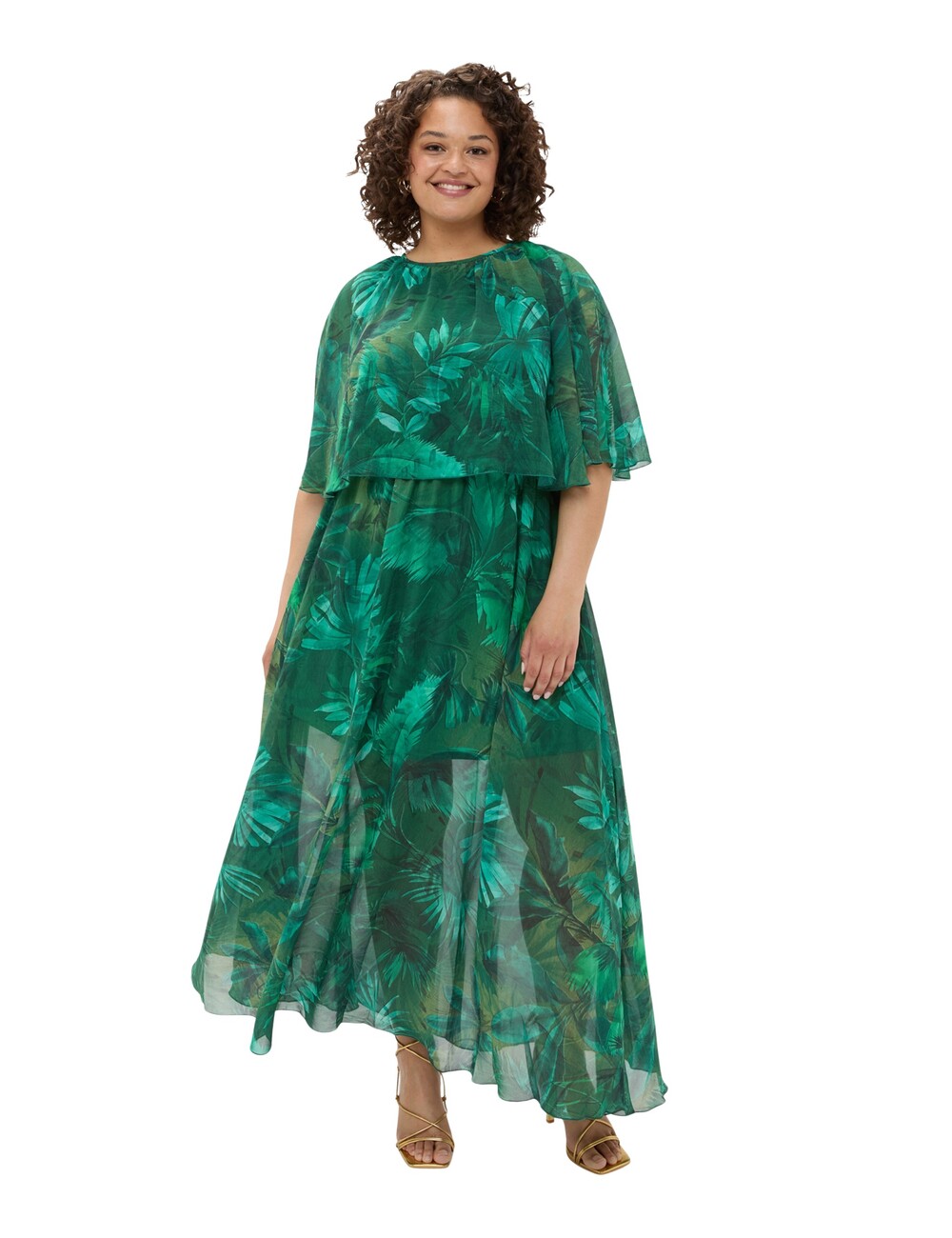 Fiorella Rubino - Vestido largo Dream estampado tropical
