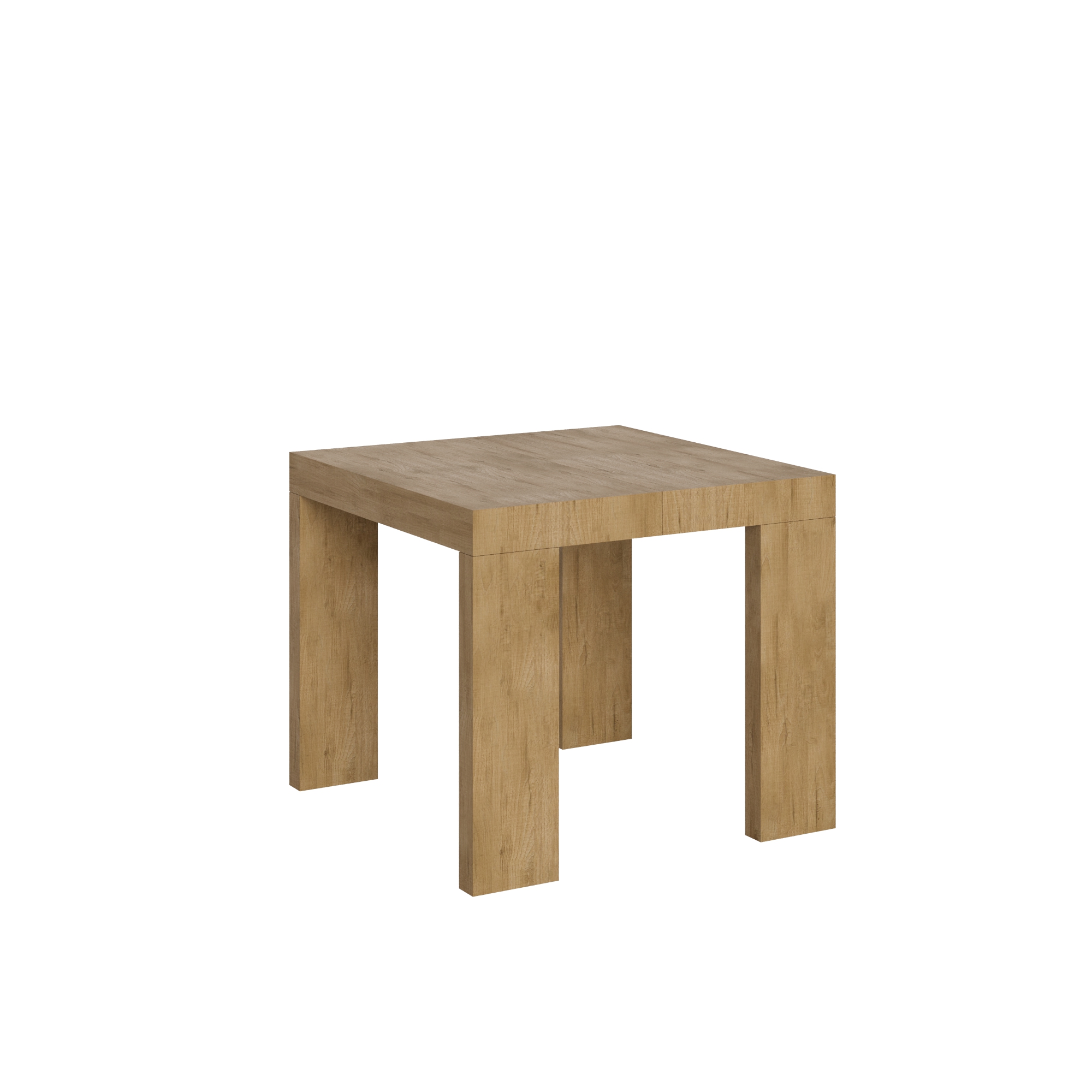 Mesa extensible 90x90/246 cm Roxell Roble Nature - Itamoby