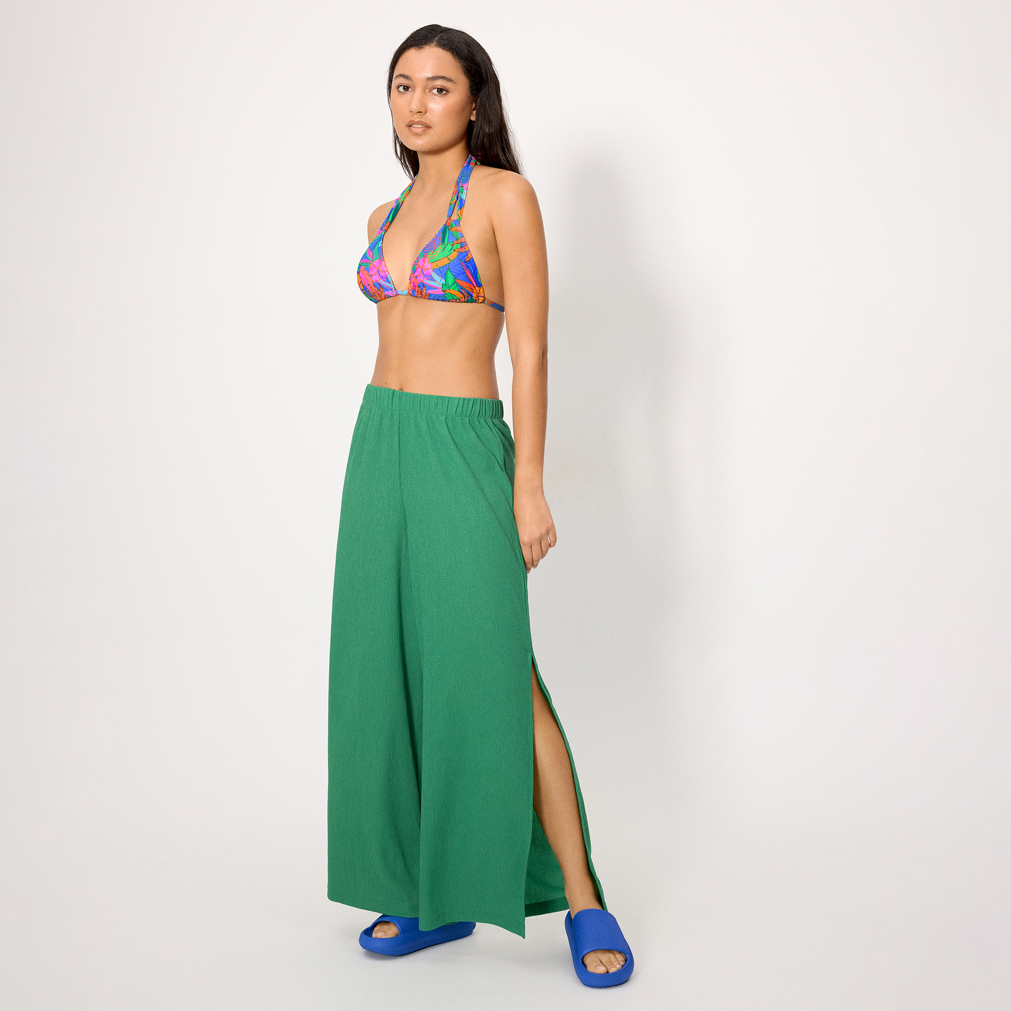 Ysabel Mora - Pantalón largo ligero verde