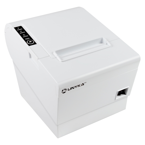 Unykach pos5 white impresora termica de recibos - velocidad 230mm/s - usb, rj-45, rj-12 y rj11