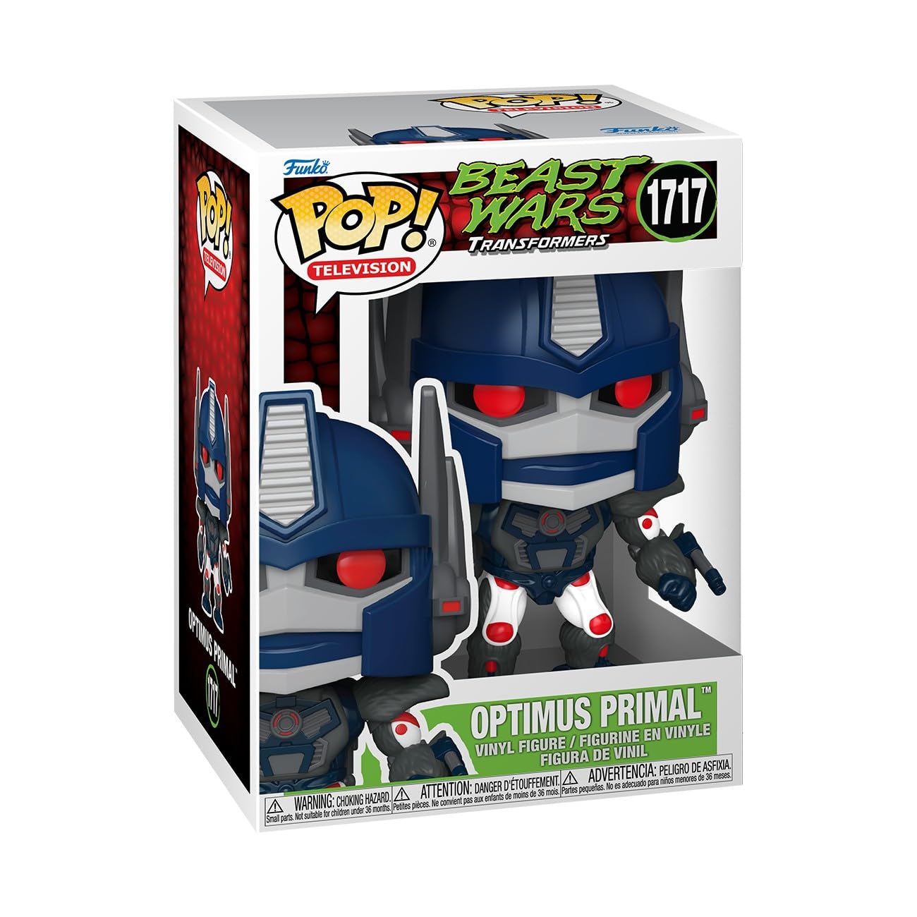 Funko Pop! TV: Transformers – OPTI Optimus Primal - Transformers Classic - Figura de Vinilo Coleccionable - Idea de Regalo - Mercancia Oficial - Juguetes para Niños y Adultos - TV Fans