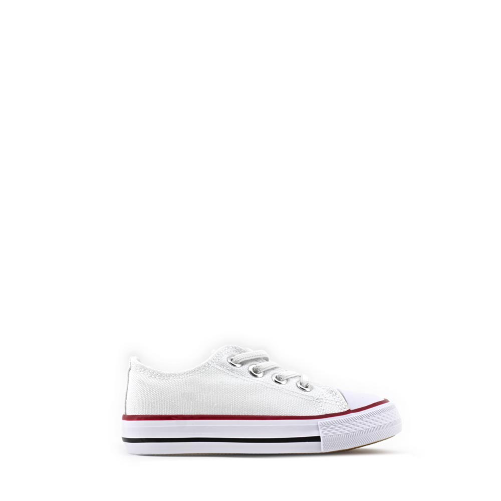 MODELISA Zapatilla De Lona Plana Con Cordón Estilo Casual Niños