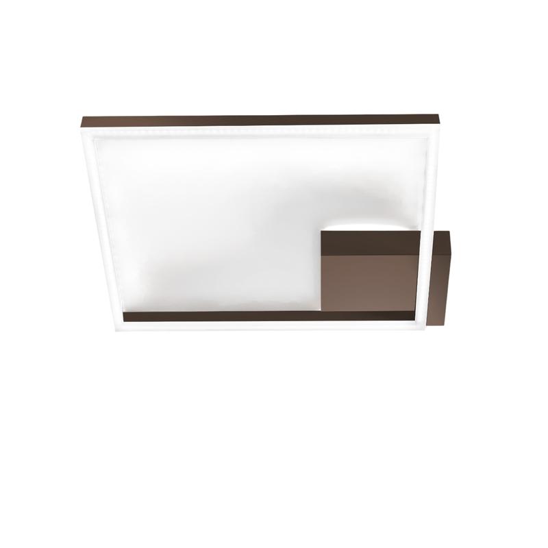 Lámpara de techo LED moderna BARD 39W corten 3394-61-361 Fabas Luce