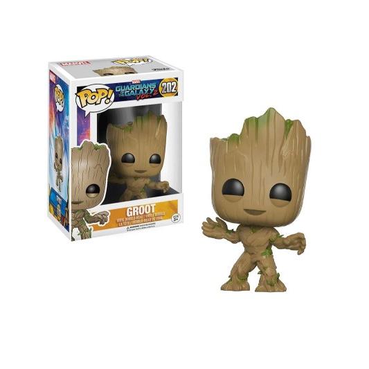 Funko Pop Groot Guardians Of The Galaxy Marvel 202