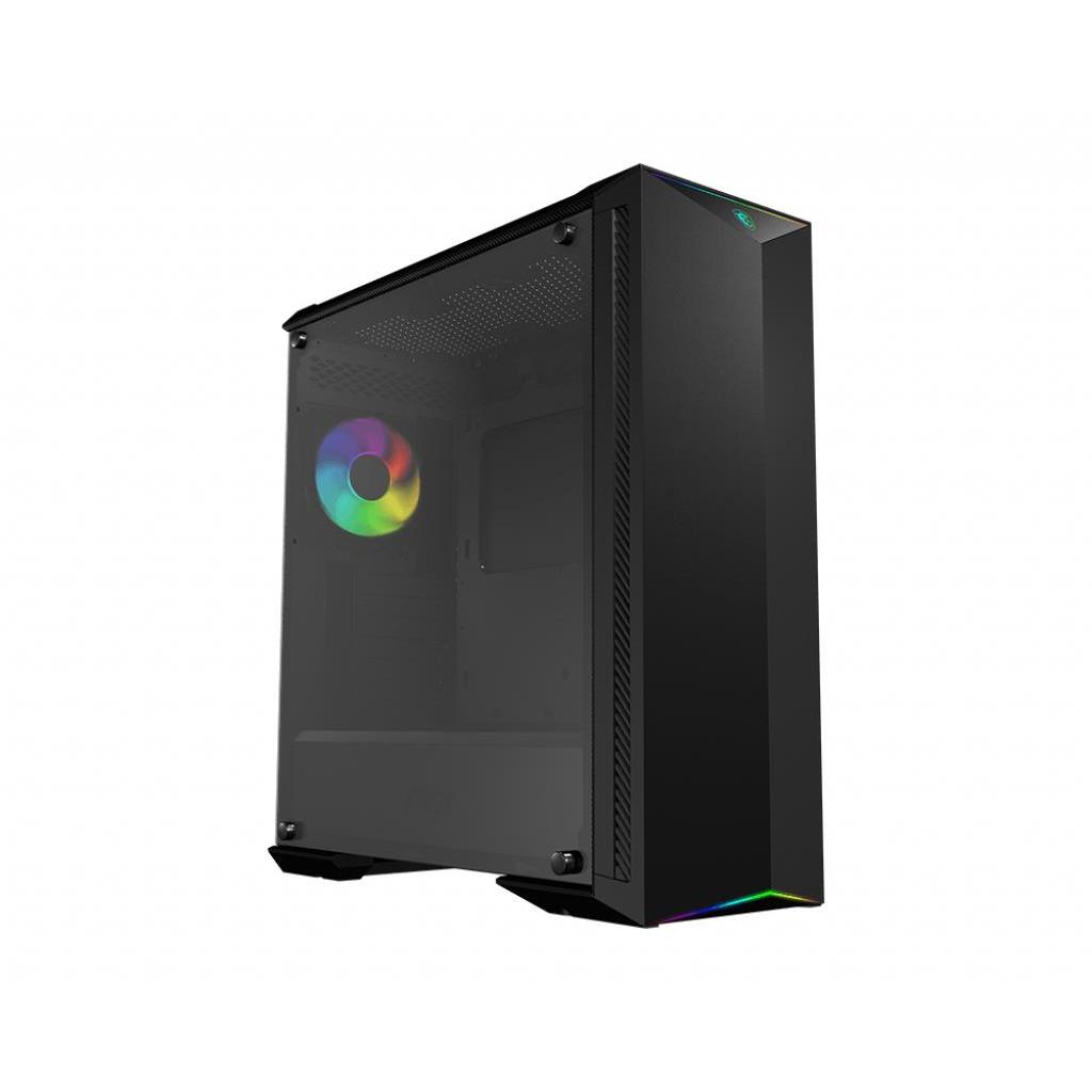 Caja de PC Gaming MSI MPG GUNGNIR 100 ARGB Negro | Ventiladores Incluidos | Panel Cristal Templado | EATX, ATX, Matx, Mini-itx