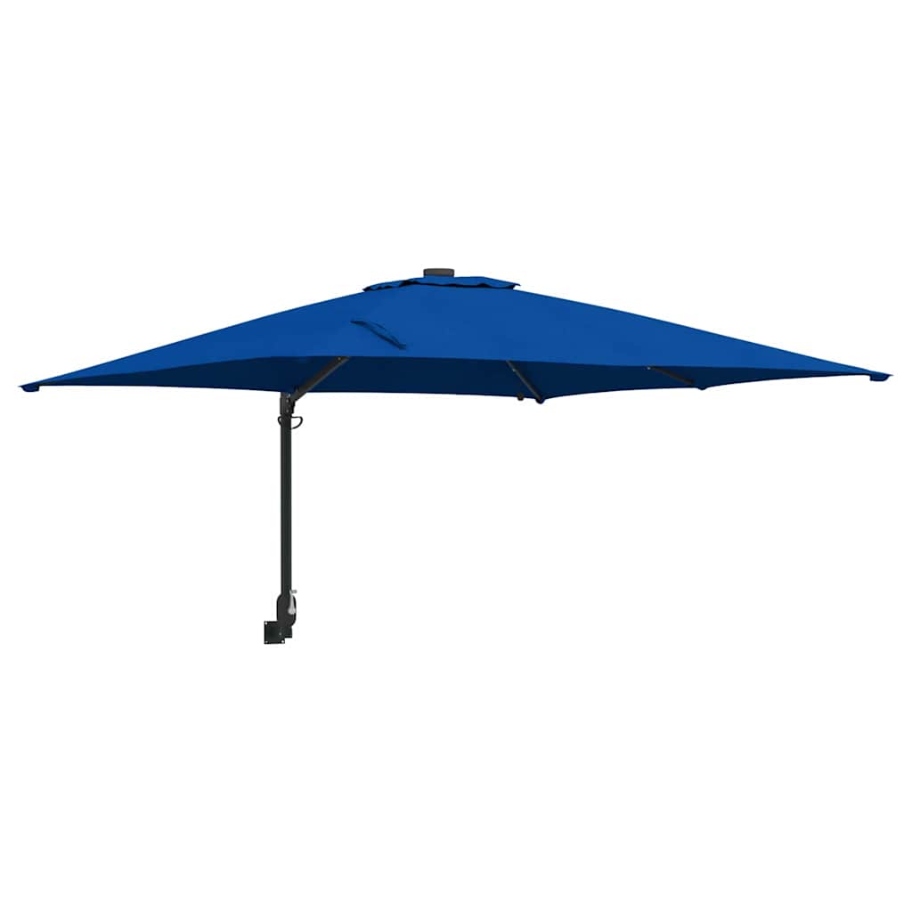 vidaXL Sombrilla de jardín Azul azur 248,5 x 247,5 x 160 cm