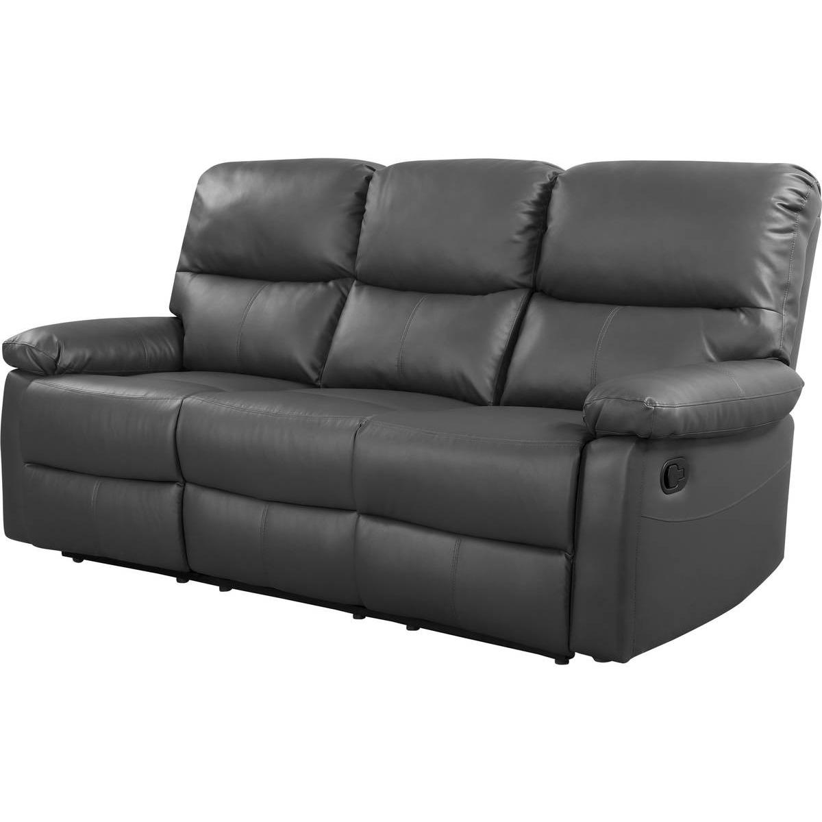 Habitat y Jardin - Sofá reclinable 3 plazas "Lincoln" - Topo