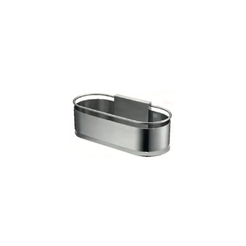 Imex Anga ADN008/NQ jabonera frontal elegante acero inoxidable S304 acabado níquel cromado