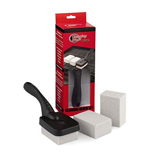 Set 3 cleaning block barbacoa con mango y solapa individual