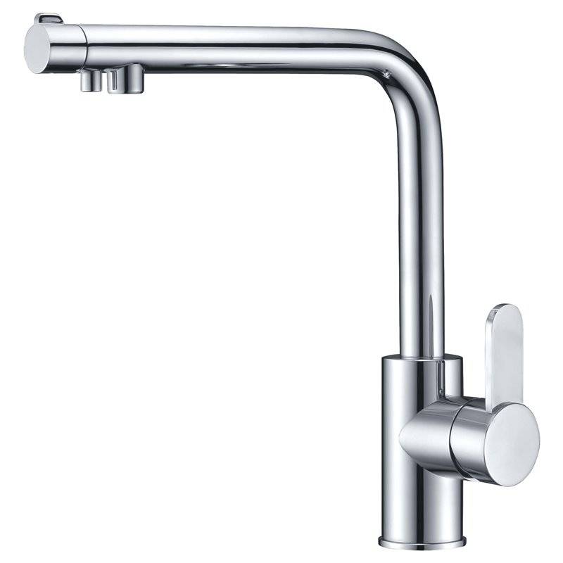 Imex Montecarlo GOS001 grifo de cocina monomando tubular con osmosis acabado cromado
