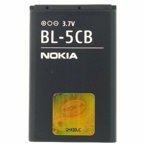 Nokia - Batería Nokia BL-5CB para Nokia 100, 101, 103, 105, 106, 109, 111, 113, 1616, 1800, C1-02, X2-05