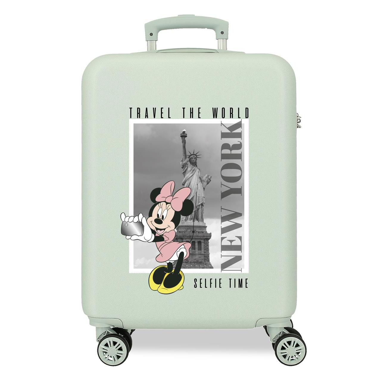 Maleta de cabina Disney Mickey y Minnie Travel The World 55cm