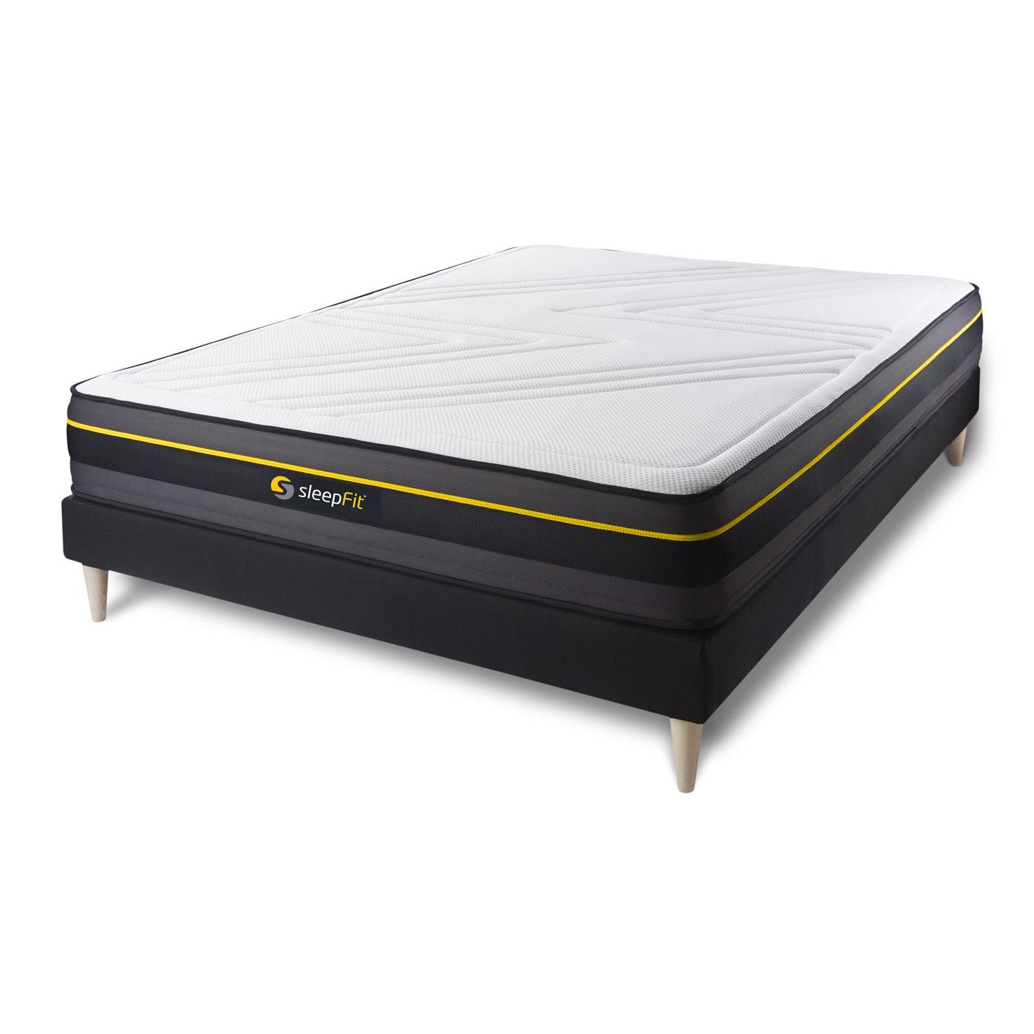 Pack colchón ACTIVE 160x190cm + Somier multiláminas, espuma viscoelástica , 5 zonas de confort