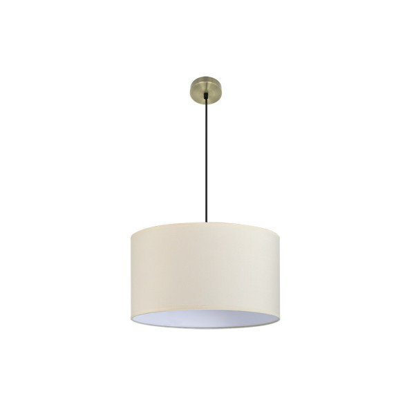 ABRILA  Colgante Modelo Dori Beige Con Pantalla 50 Cm