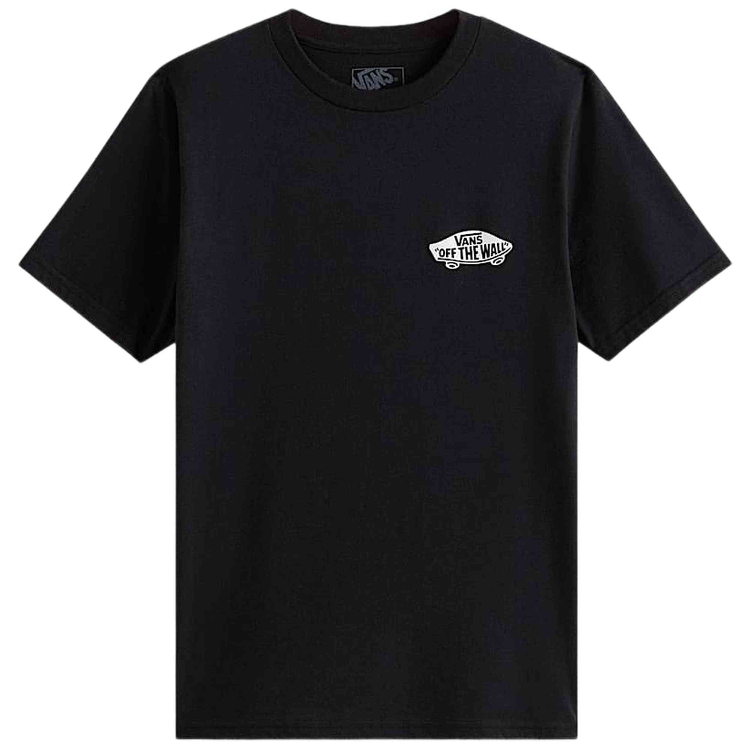 Camiseta Vans modelo Double Standard Ss Tee Black en color Negro