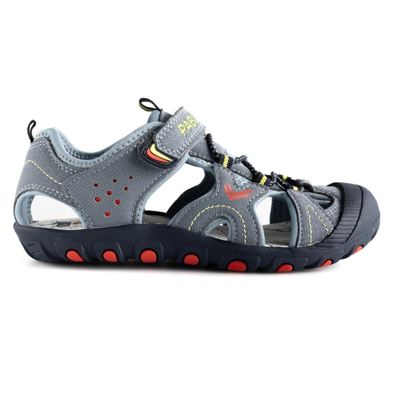 Sandalias planas niño PABLOSKY 985910 SANDALIA DEPORTIVA BLUE-RED-NEON 37756 26V
