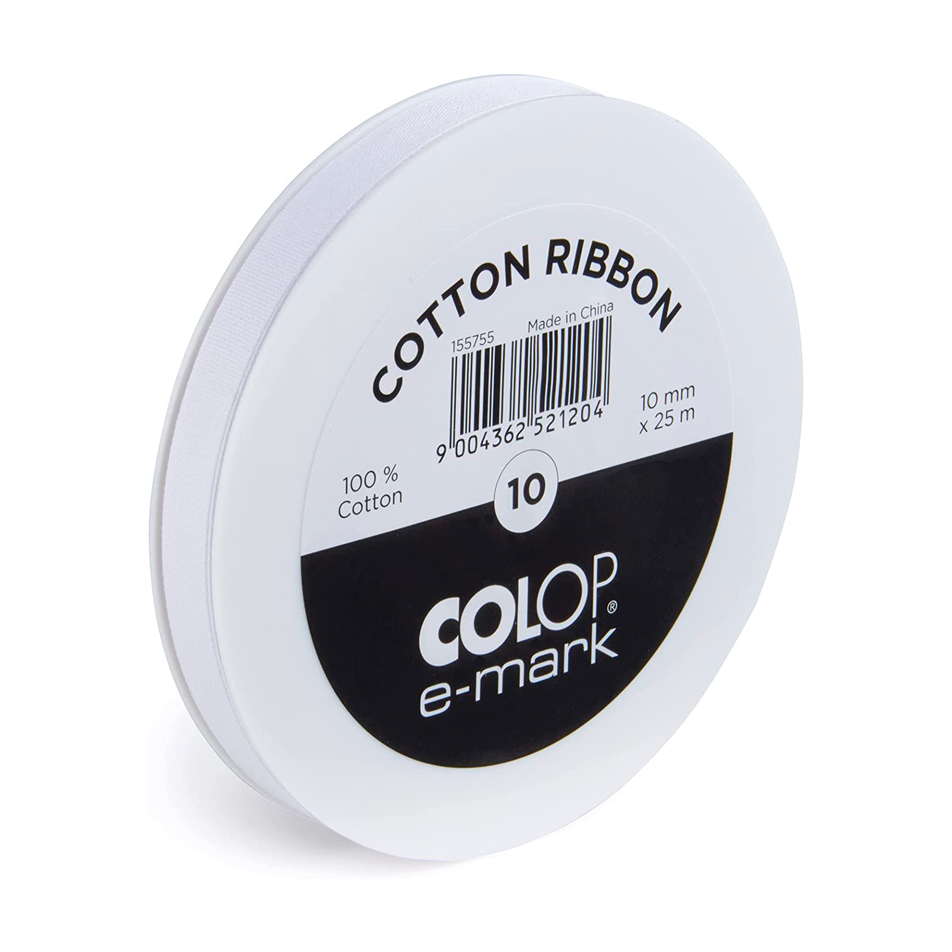 Colop Cinta e-mark® - Ancho 10 mm de Algodón para Impresión Personalizada