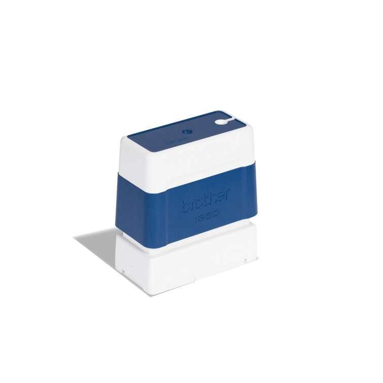 Brother pr1850e6p pack de 6 monturas de sellos originales - 18x50mm - color azul