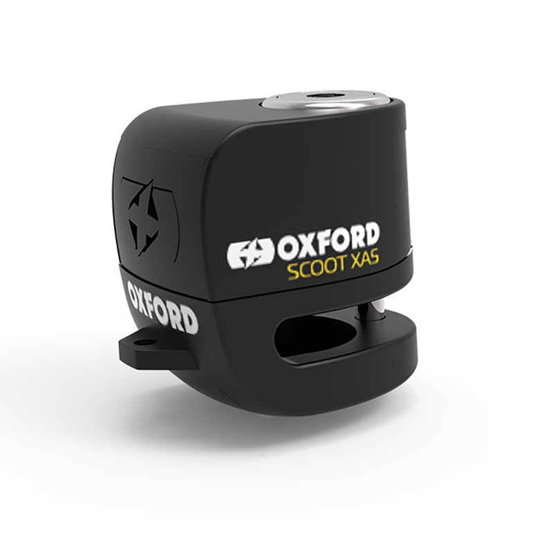 Candado Disco Oxford C/alarma Scoot Xa5 5.5mm Negro Negro