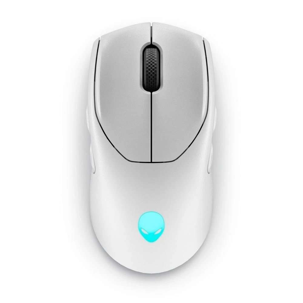Ratón Sensor óptico de alto rendimiento Hasta 26.000 DPI (5 niveles) Compatible con Windows 7, 8, 10, 11 y macOS Dell AW720M-W-DEAM  | Lunar Light