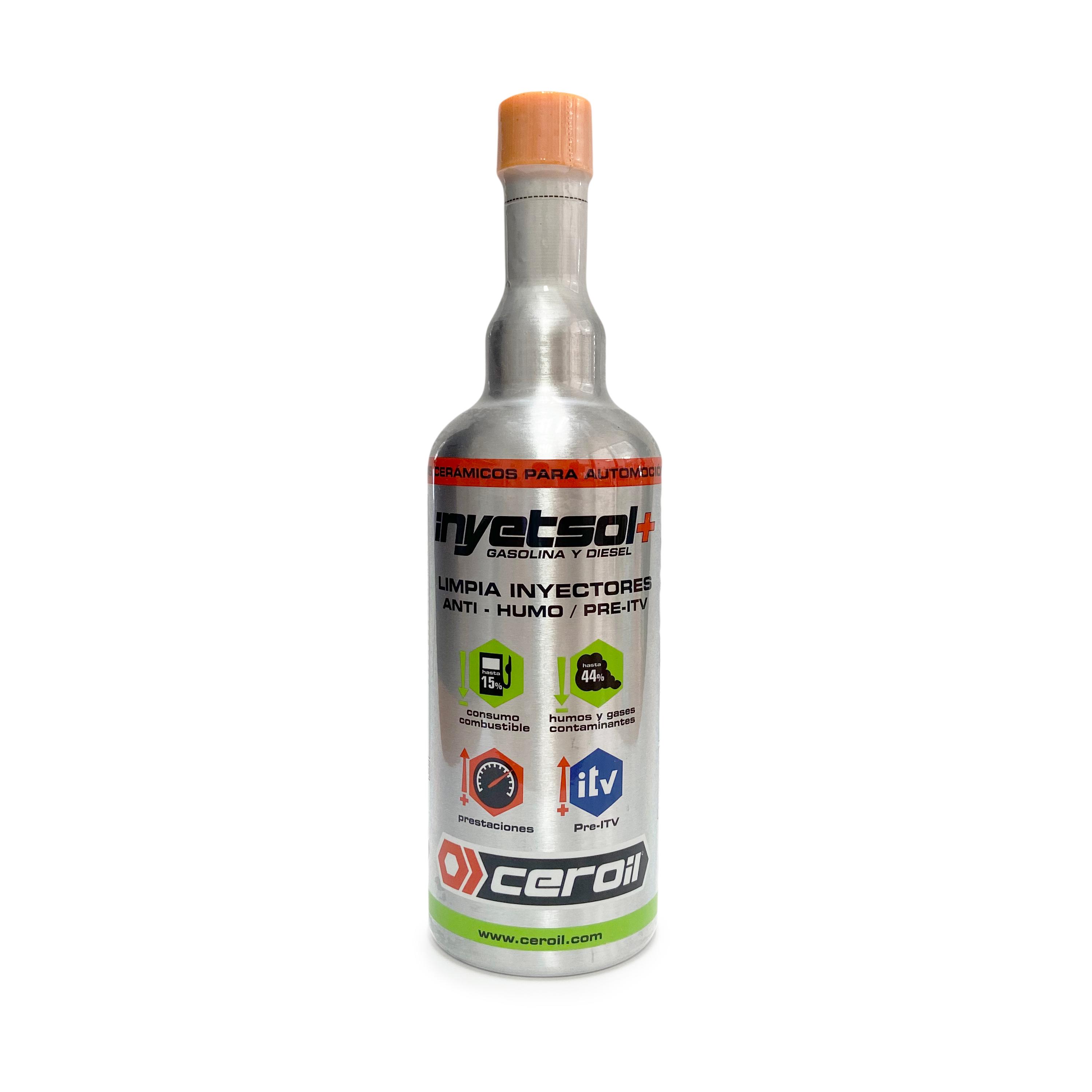 Ceroil Aditivo limpia inyectores Aditivo antihumo Pre ITV - inyetsol + 500  ml