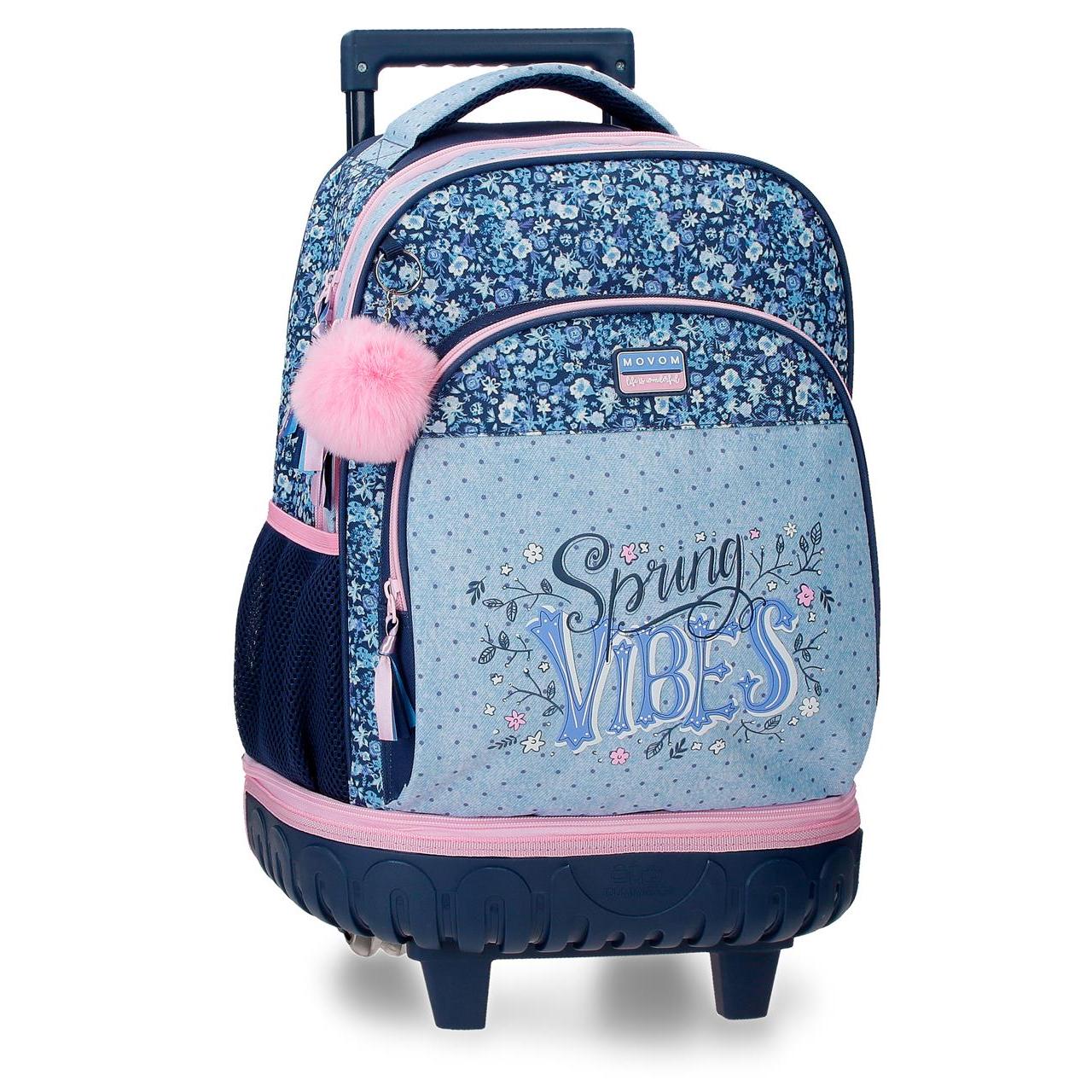 Mochila compact desmontable Movom Spring Vibes Marino 32 cm x 43 cm x 21 cm