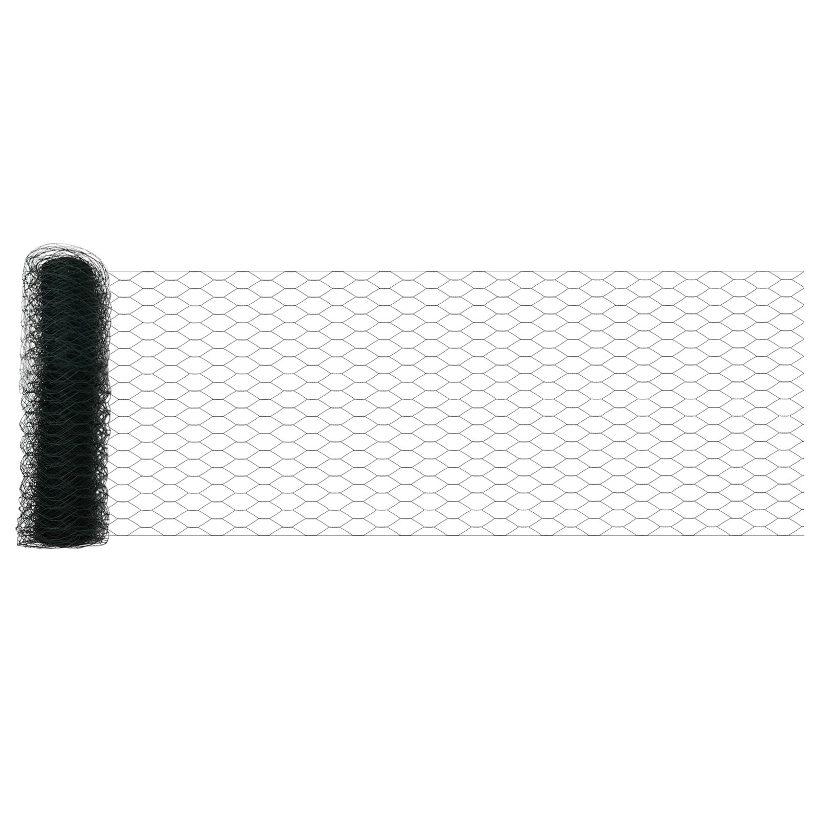 vidaXL Cerca Hexagonal Verde Acero 10000 x 0.09 x 80 cm Duradera