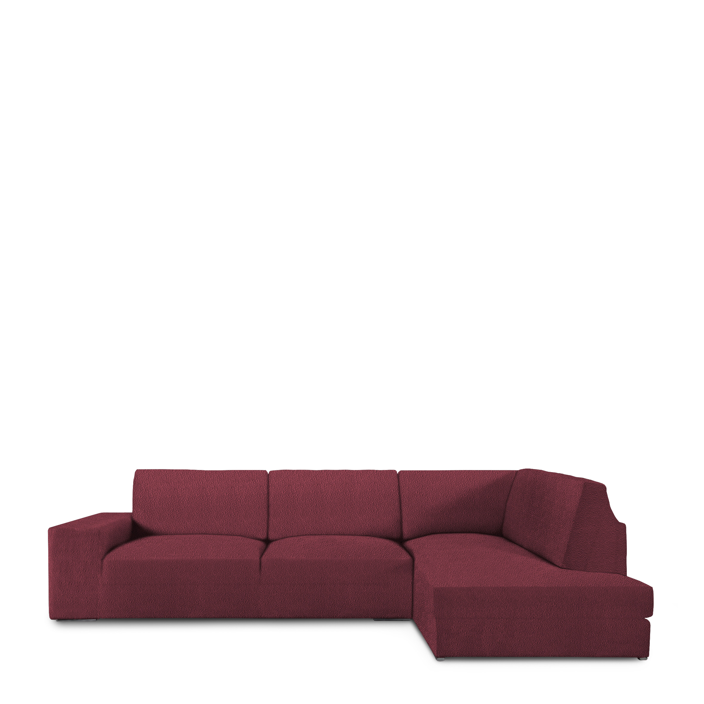 Fundas de sofa chaise longue con respaldo premium roc derecho (Mirando de frente) c/8, Tamaño derecha, 170x310x110cm, Fábricada en España