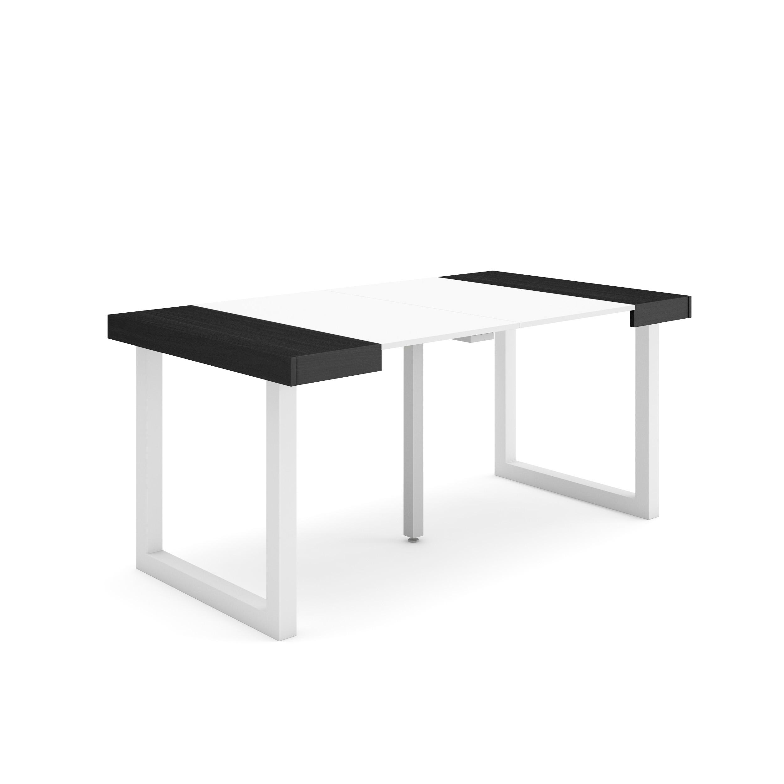 Skraut Home, Mesa Consola Extensible, Mesa Auxiliar, Tapa, 58/160x90x73cm, Práctica y Versátil, Varios colores disponibles
