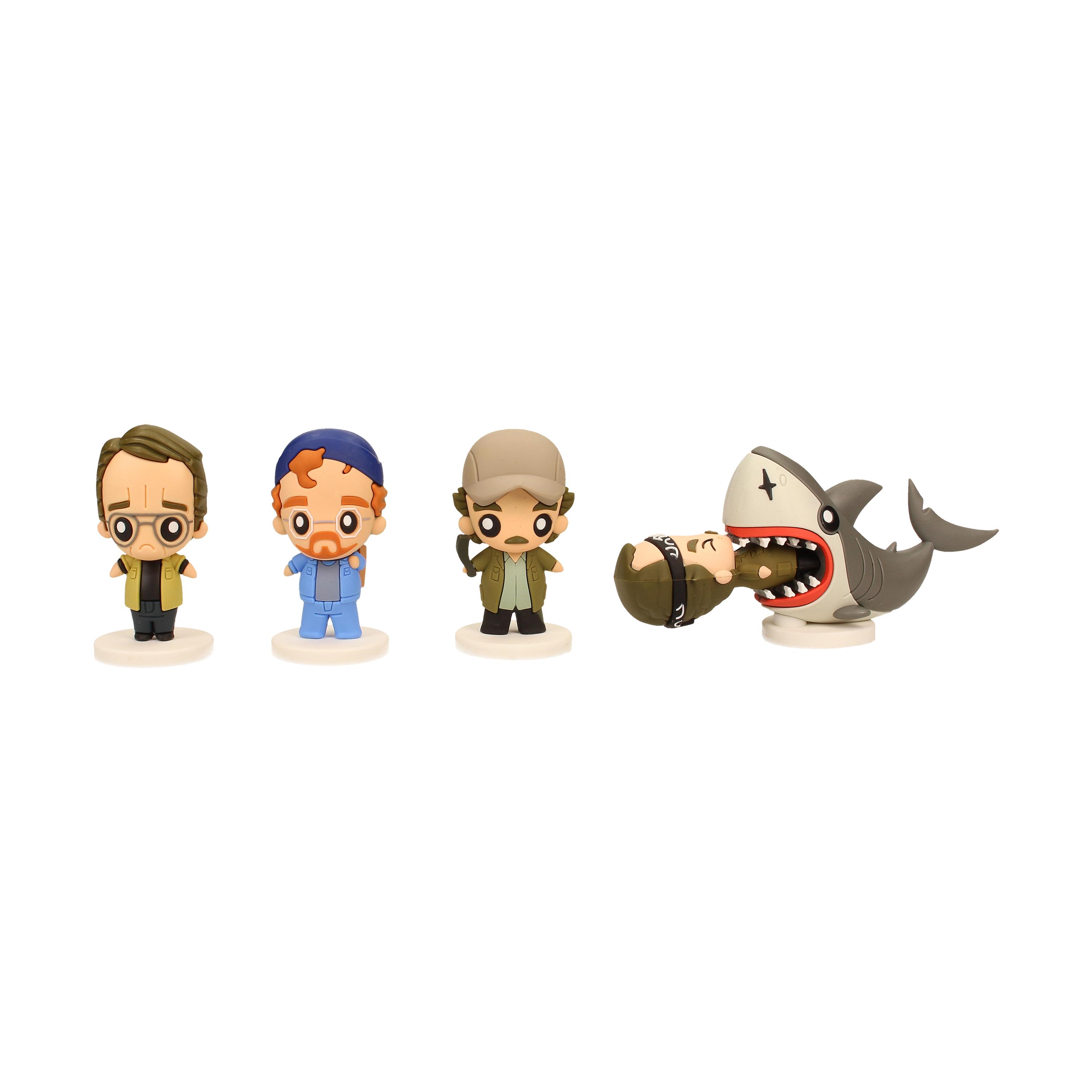 SD TOYS Figura Set 4 Figuras Goma Pokis Tiburon