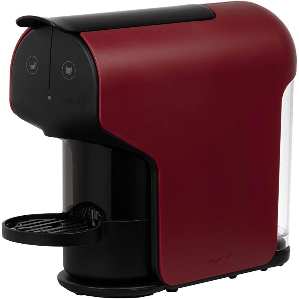 Delta Q - Cafetera para Cápsulas Delta Q Quick - Para Bebidas Calientes y Cafés - Sencilla y Práctica - Diseño Elegante - Fácil de Usar - Potencia 1200 W - Dimensiones 116 x 257 x 350 mm