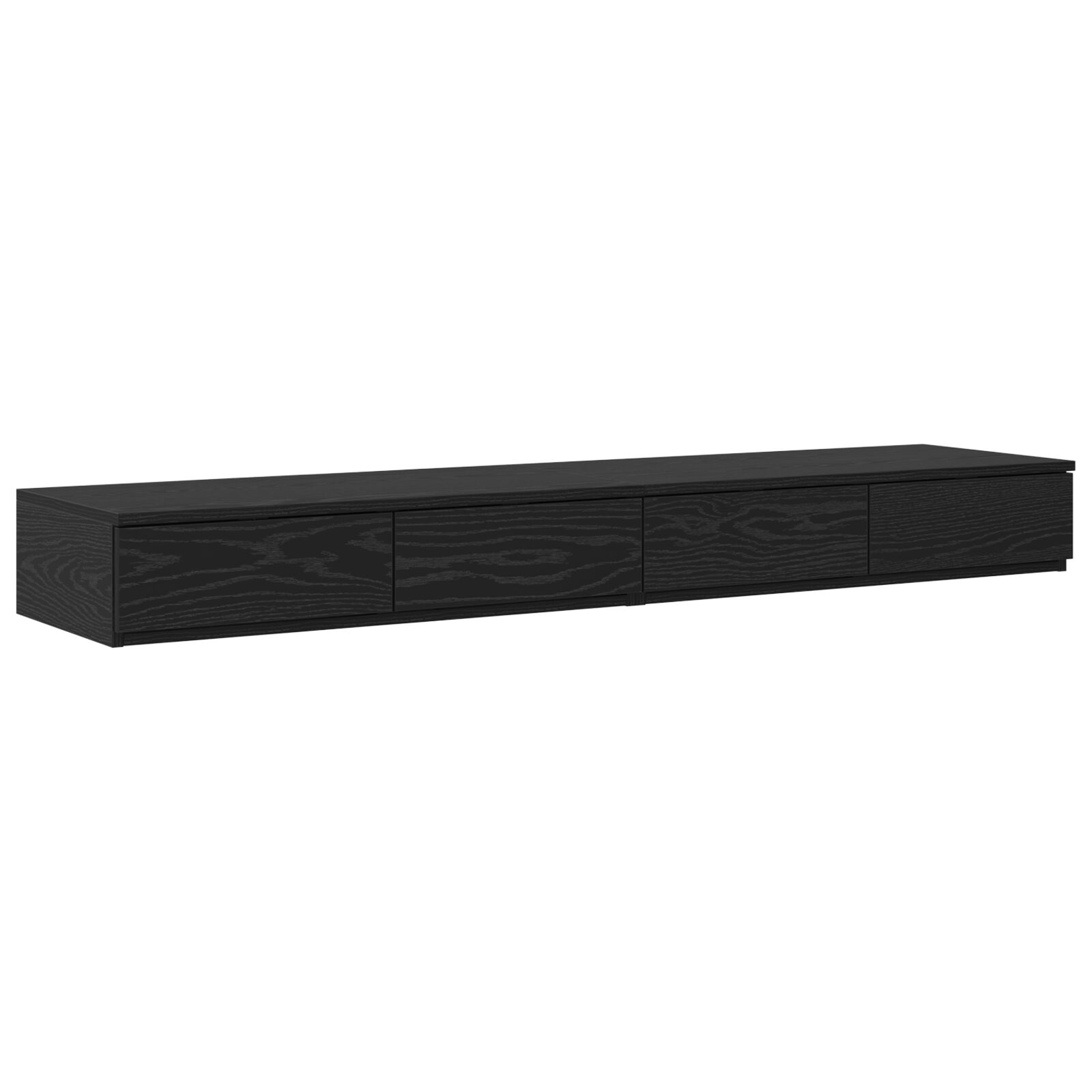 Cajones para cama vidaXL Negros 140x36,5x16,5 cm de Madera