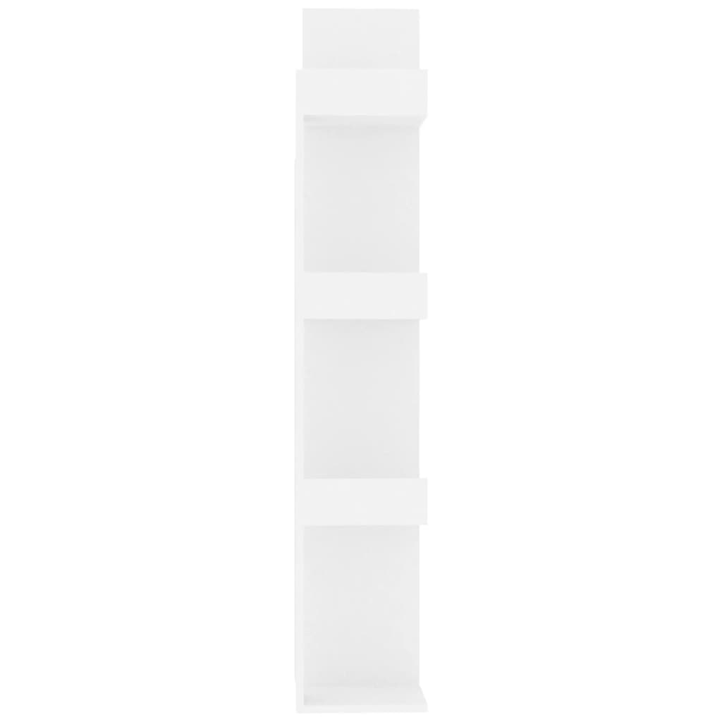 vidaXL Estantería de madera de ingeniería blanco 48x25,5x140 cm