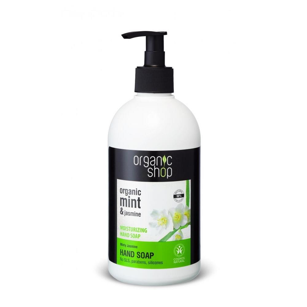 Jabón De Manos Hidratante Menta y Jazmín 500 ml Organic Shop