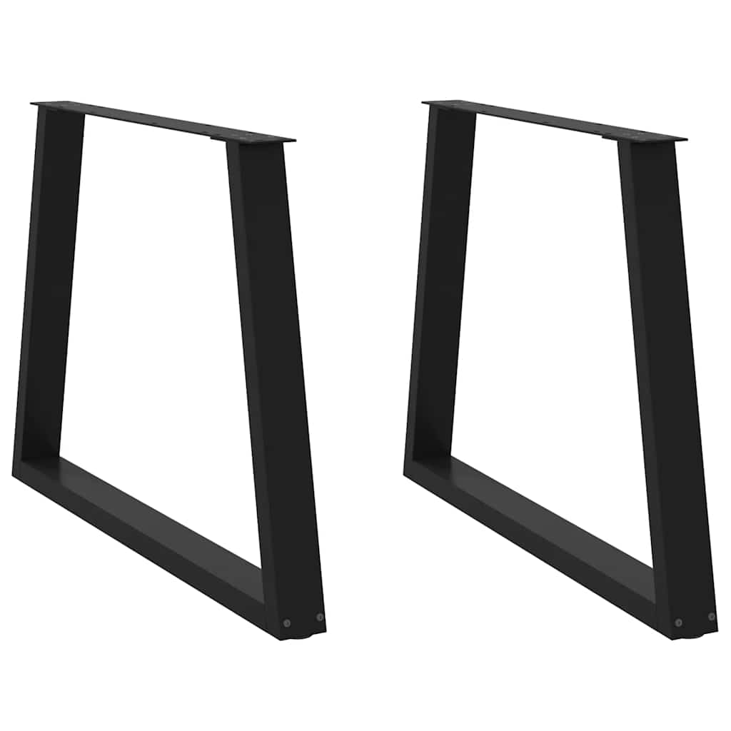 vidaXL Patas para mesa de comedor en forma de V (2 unidades) 90 x (72-73,3) cm, acero