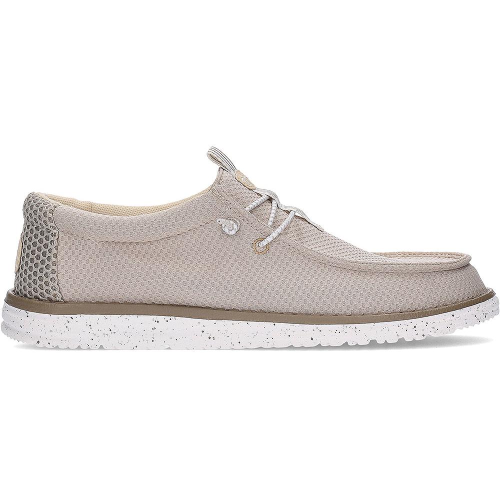Mocasines para hombre HEY DUDE Wally Mesh Neutrals 45301