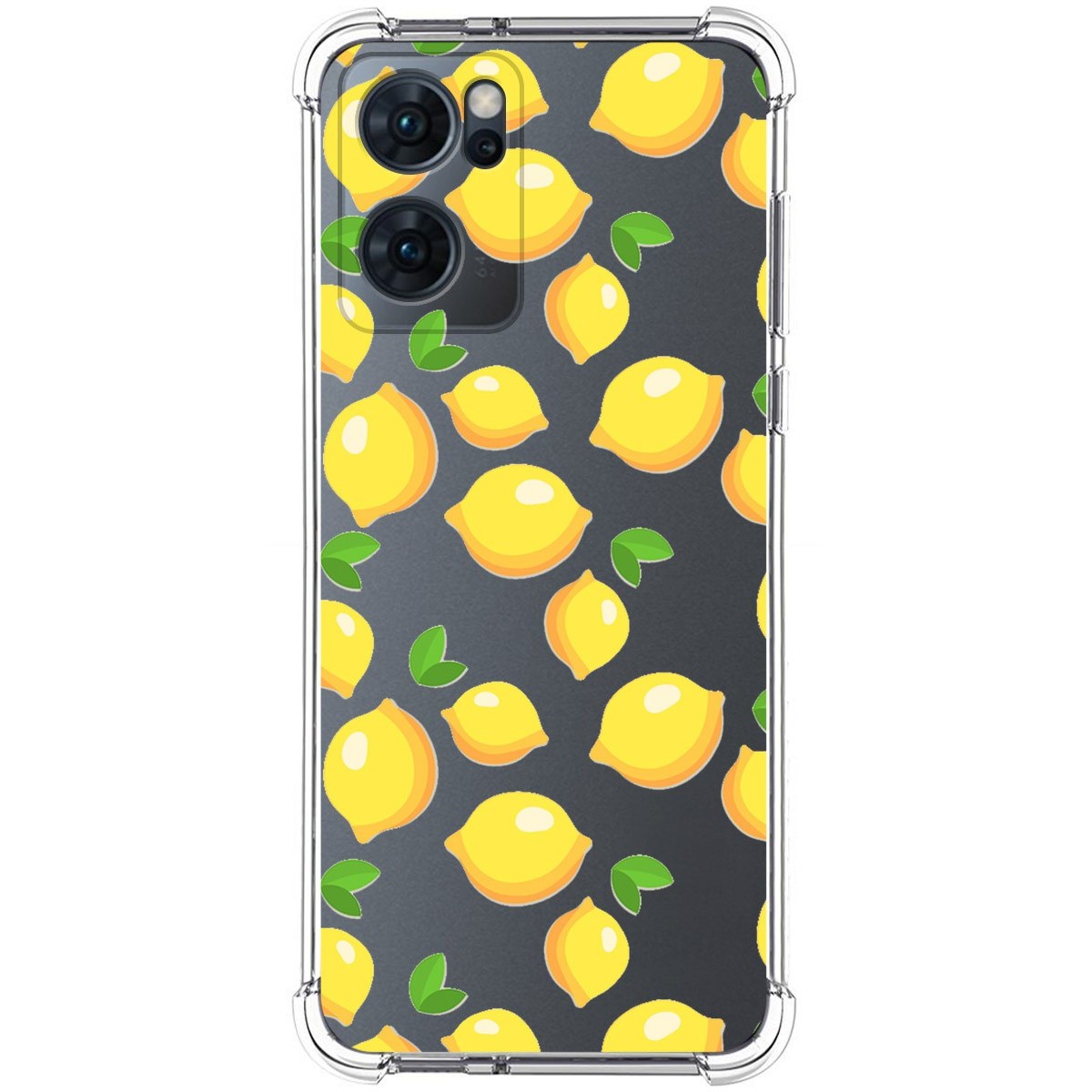 Funda Silicona Antigolpes para Oppo Find X5 Lite 5G diseño Limones Dibujos