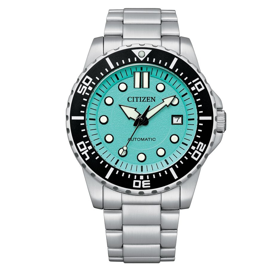 Citizen Reloj Hombre Analogico Automatico con Correa de Acero inoxidable NJ0170-83X