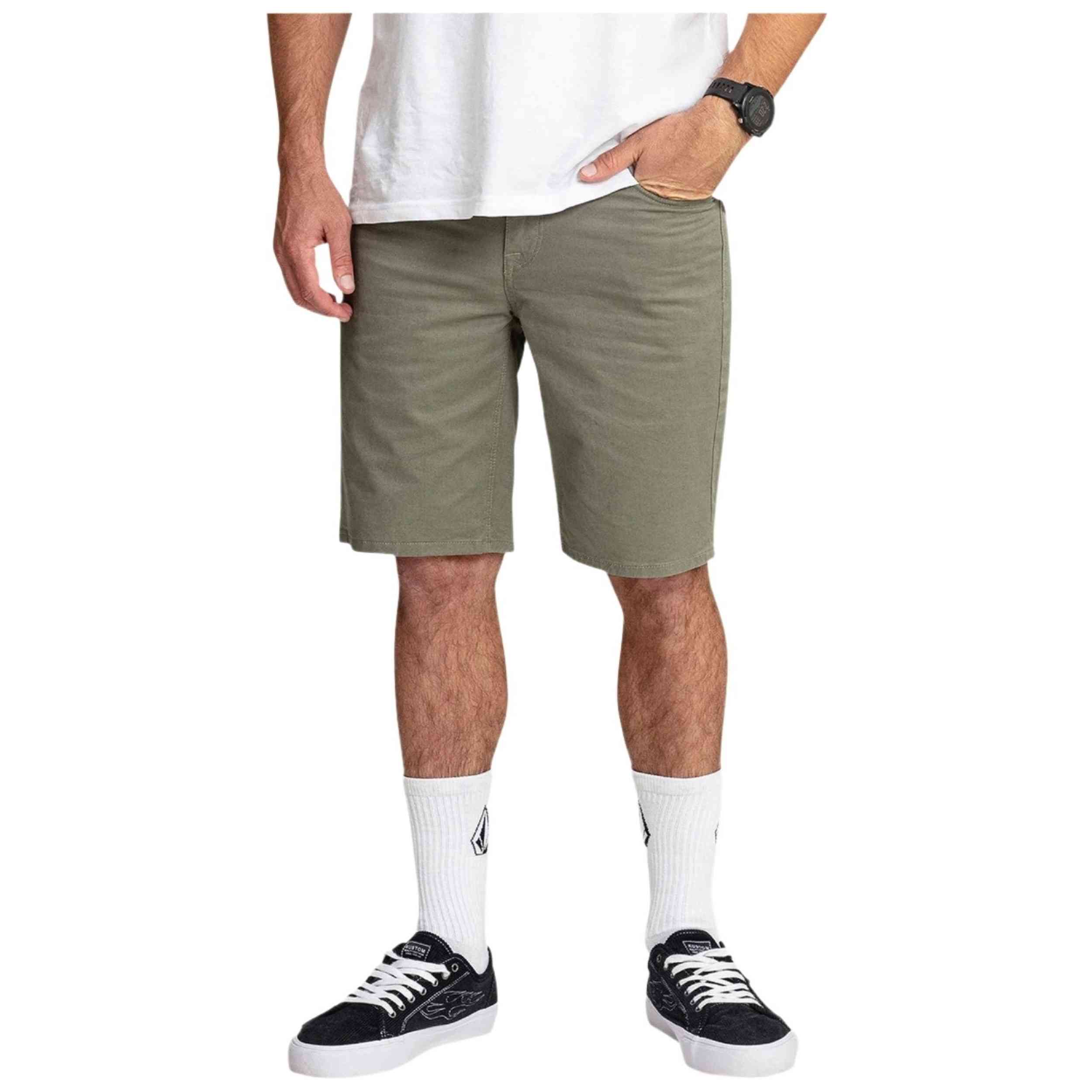Pantalon Corto Volcom modelo A0912614-SQD para Hombre en color Verde