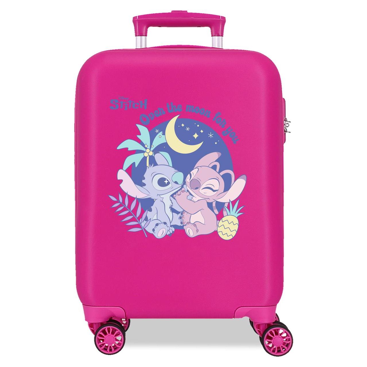 Maleta de cabina Disney Stitch ABS con capacidad de 33L