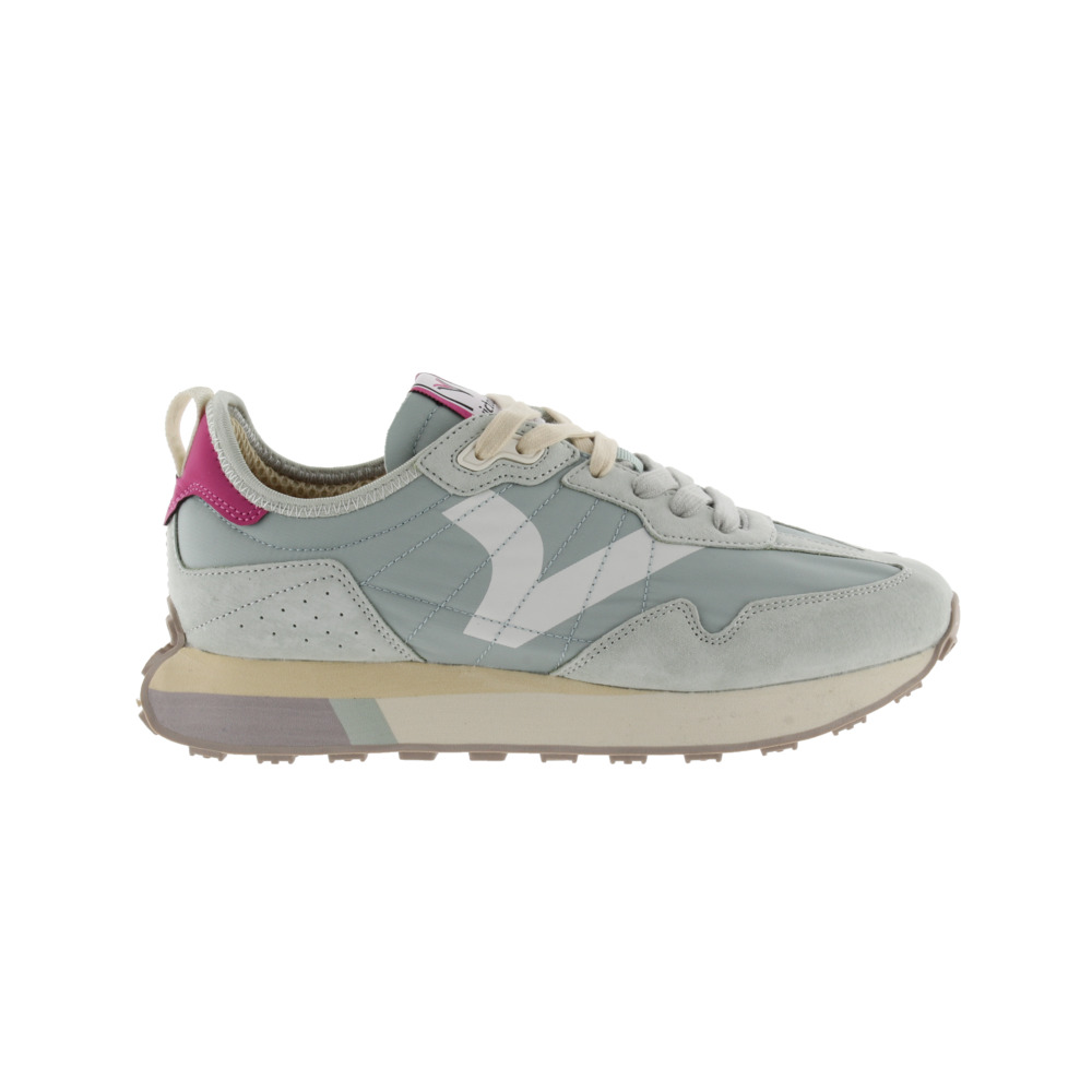 Victoria 1985 BOLT Zapatillas de nylon con piezas de color y de serraje al tono 8813100