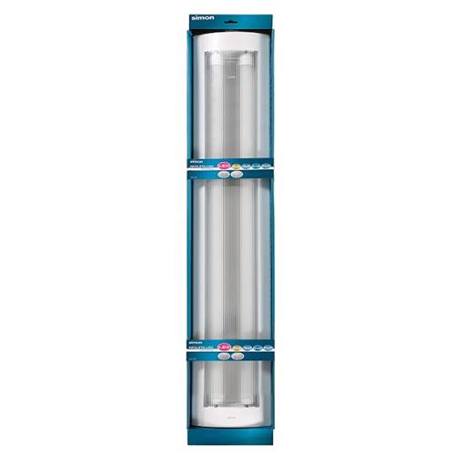 Regleta Led SIMON BRICO led Amaltea 2x18w blanco IL817106