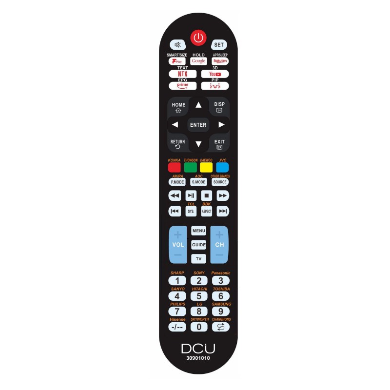 Mandos a Distancia - DCU 30902020 / Mando a distancia universal para  televisores Xiaomi Mi DCU, Negro