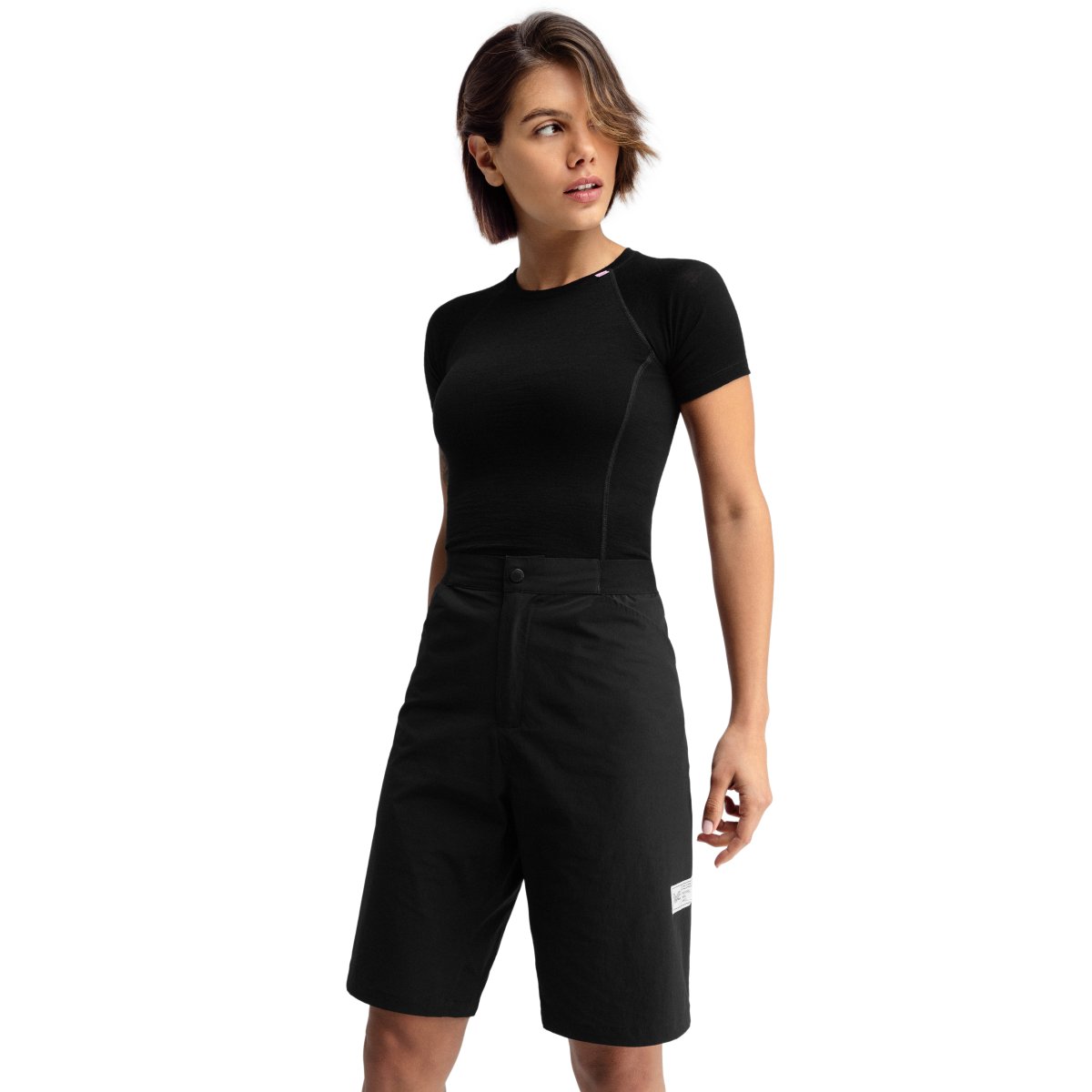 Siroko - Pantalones Cortos Corte Baggy DWR Ciclismo para Mujer_